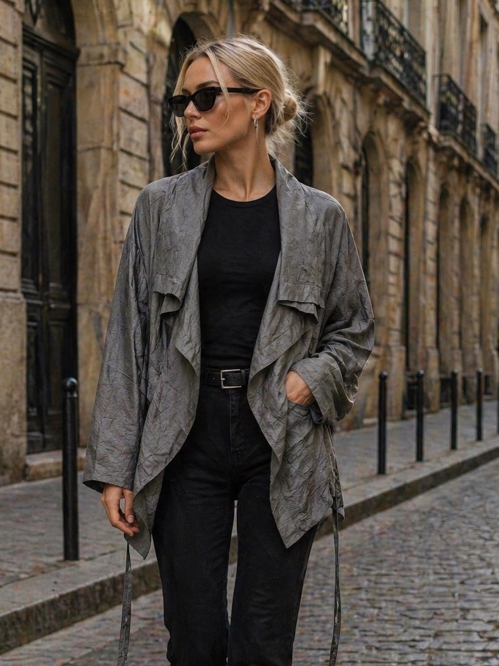 PLANET by Lauren G Gray Silk Jacket